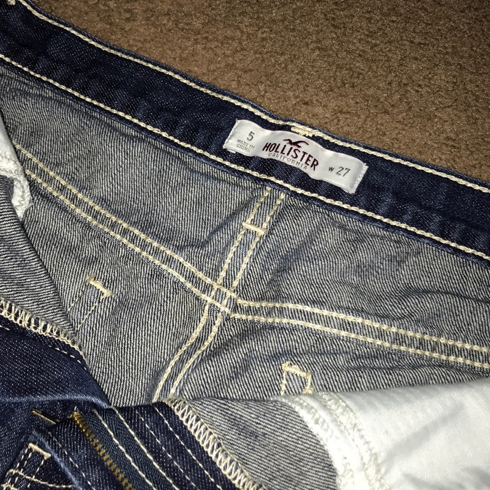 Hollister high waisted jean shorts :)